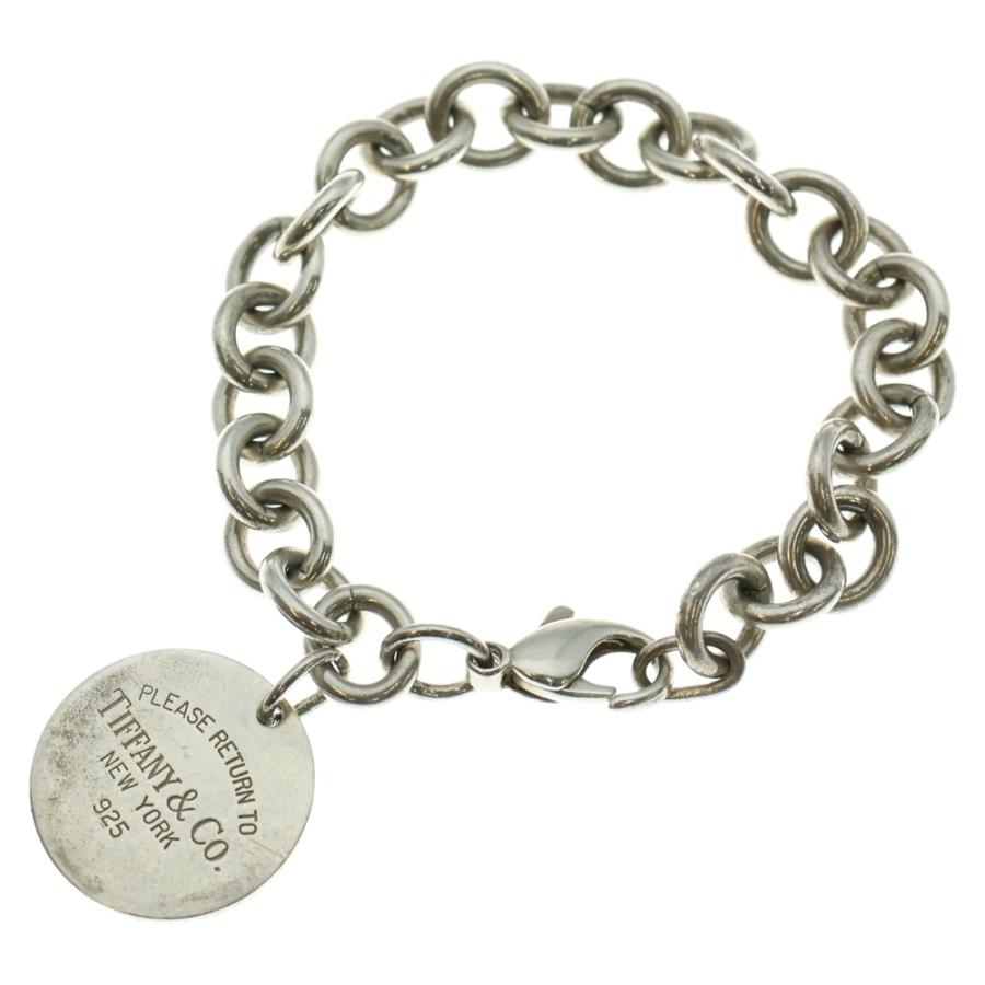 ティファニー 925 シルバーチェーンブレスレット ラウンドタグ リターントゥ TIFFANY&Co.（ティファニー） TIFFANY & Co. リターントゥ ラウンド