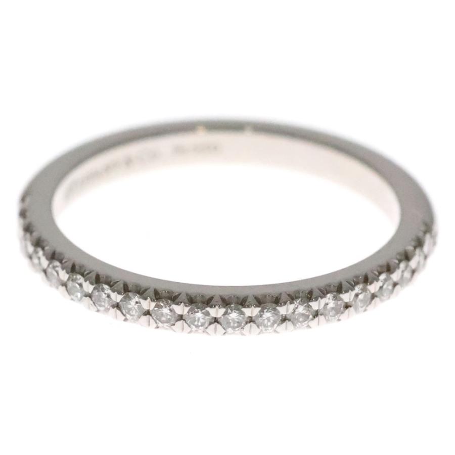 ティファニー　ソレスト　ハーフエタニティ ダイヤ プラチナ　11号　Pt950 Tiffany & Co. - ティファニー リング ダイヤ ダイヤモンド ソレストV