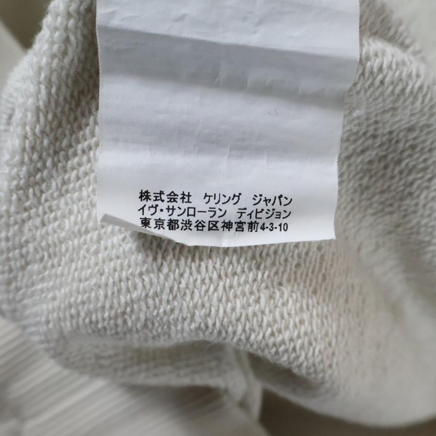 サンローランパリ 18AW ダメージ加工 ロボット ロゴ グラフィック