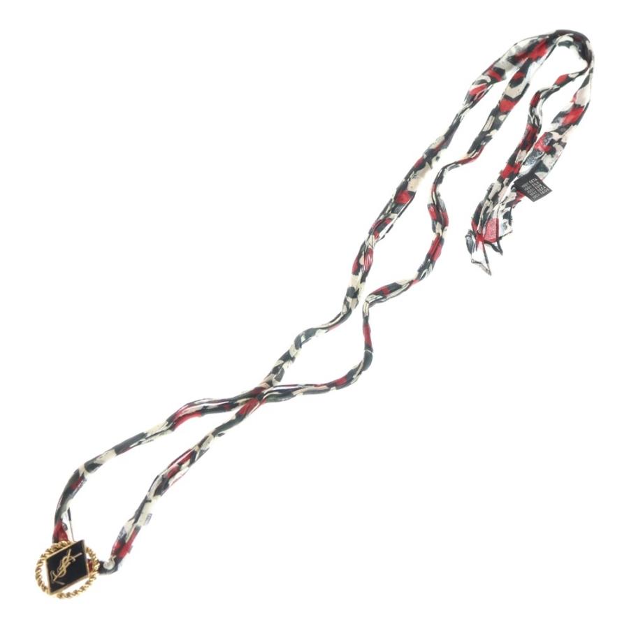SAINT LAURENT PARIS サンローランパリ YSLロゴ チョーカー ネックレス