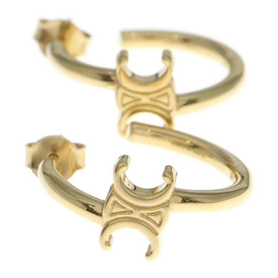 CELINE（セリーヌ） トリオンフ フープピアス ゴールド GP : BRING