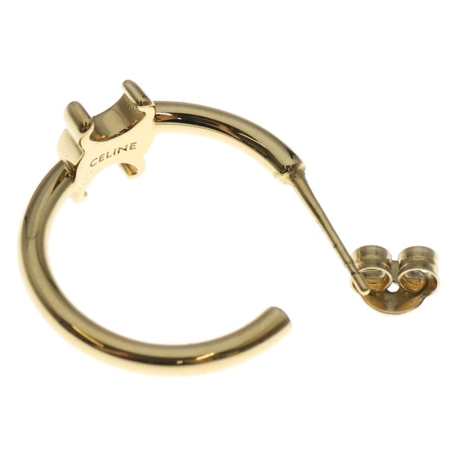CELINE（セリーヌ） トリオンフ フープピアス ゴールド GP : BRING