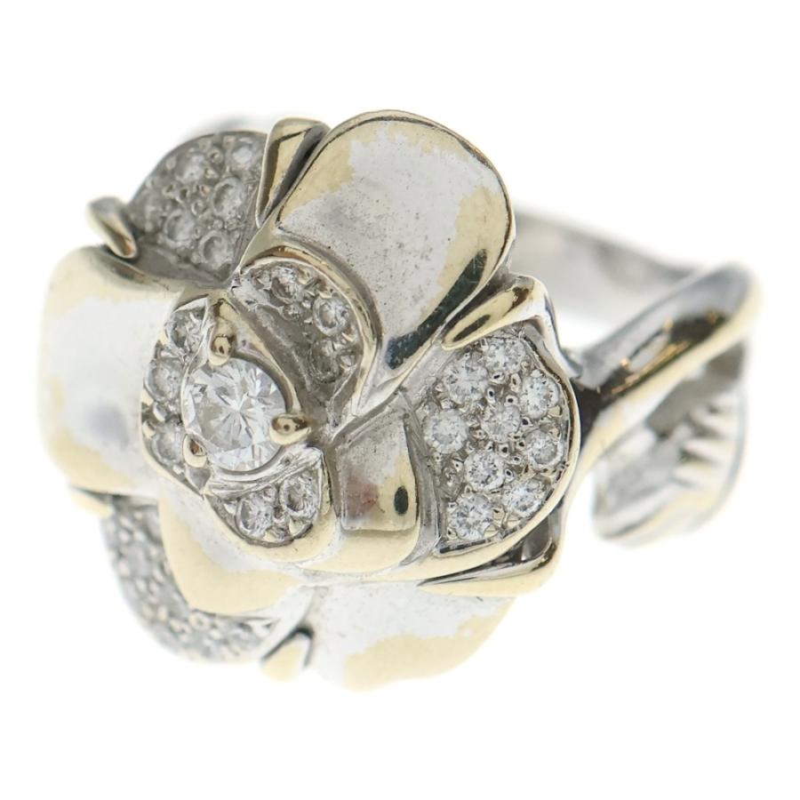 CHANEL（シャネル） カメリア フラワーモチーフ ダイヤ リング 指輪