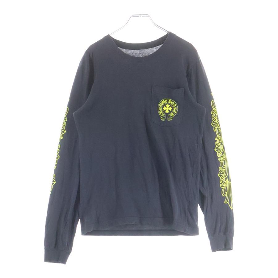 CHROME HEARTS（クロムハーツ） ホースシューロゴ 袖フローラルクロス
