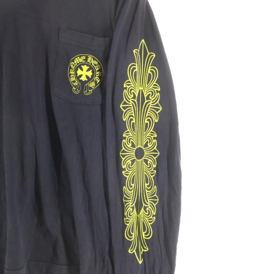 CHROME HEARTS（クロムハーツ） ホースシューロゴ 袖フローラルクロス