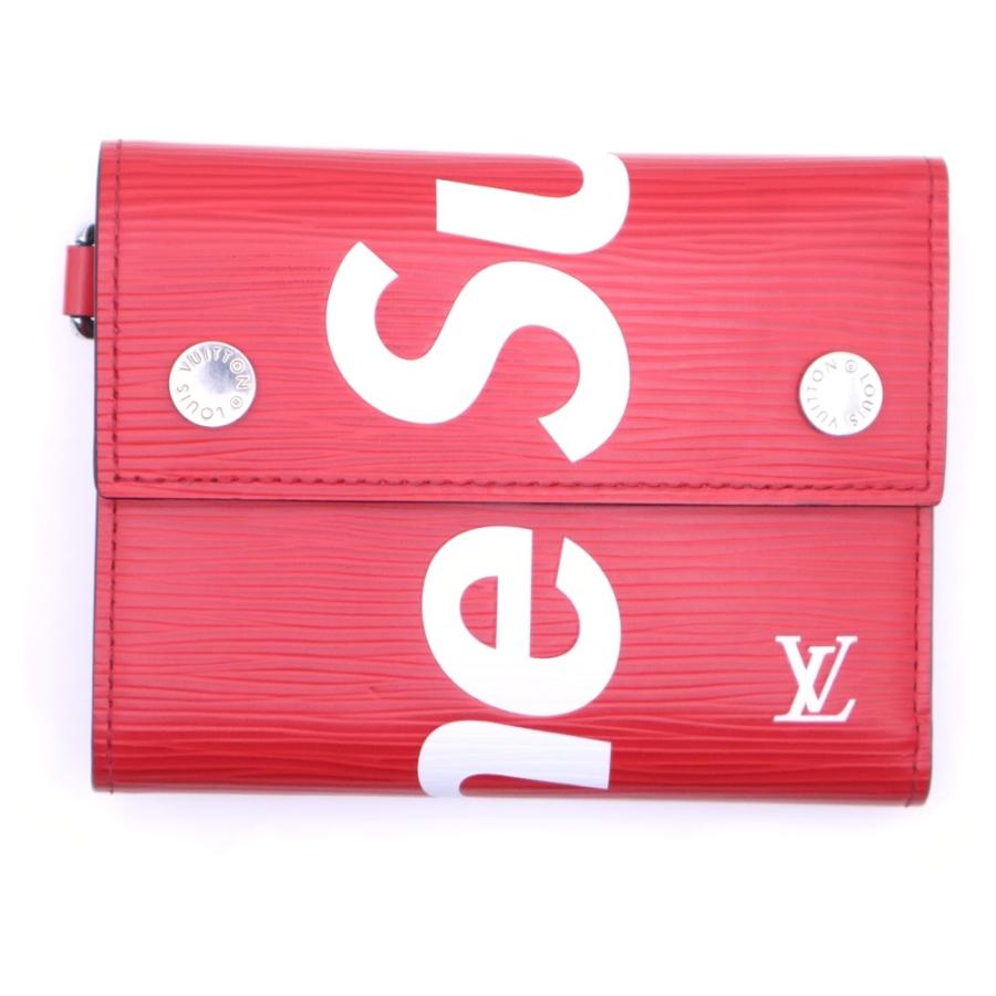Supreme（シュプリーム） エピ チェーンウォレット レザー レッド