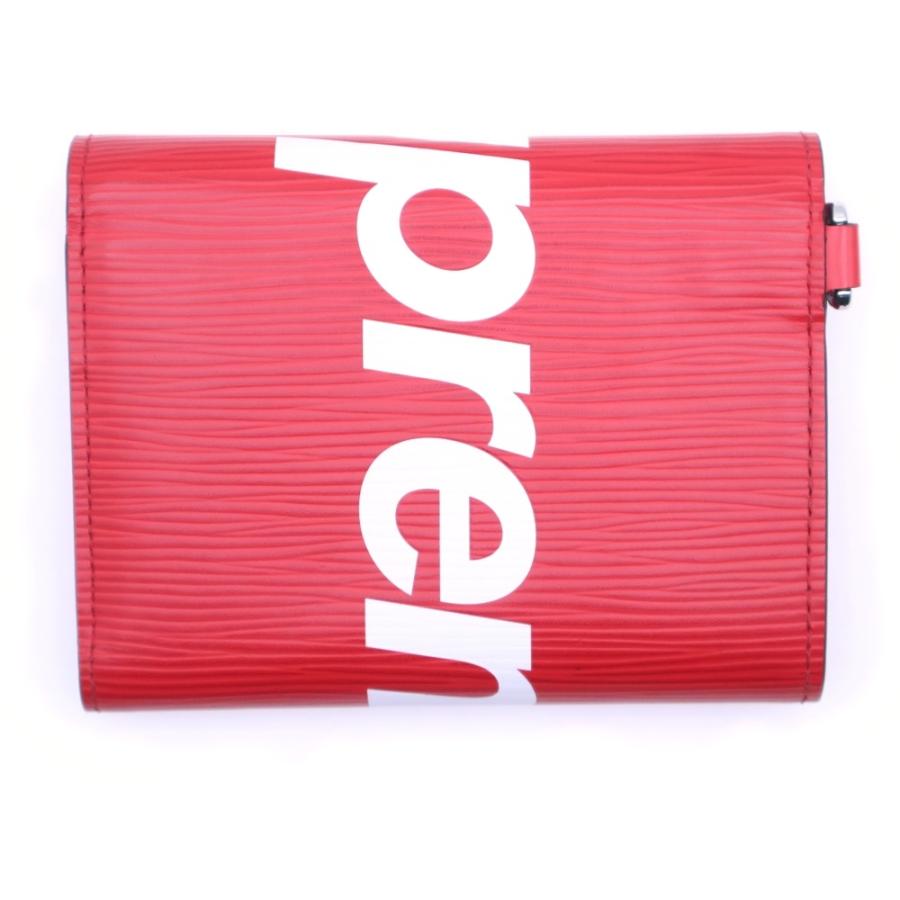 Supreme（シュプリーム） エピ チェーンウォレット レザー レッド