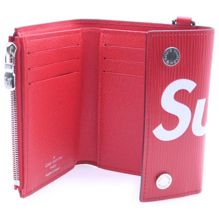 Supreme（シュプリーム） エピ チェーンウォレット レザー レッド