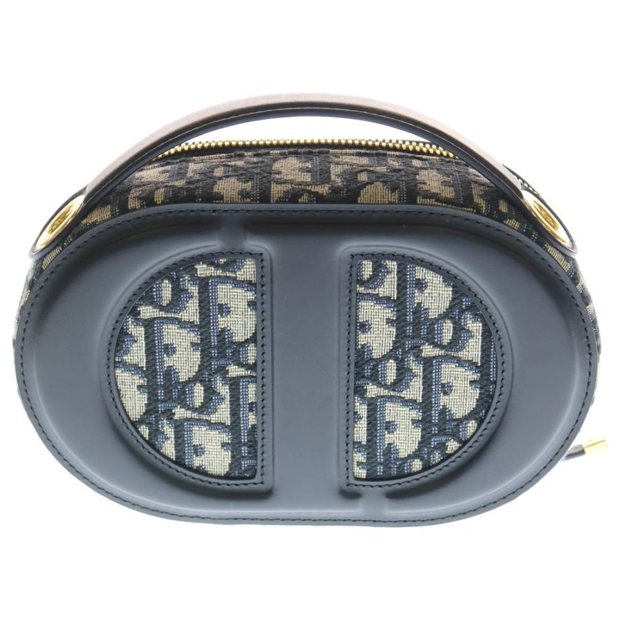 DIOR ディオール CDオーバル オブリーク カメラバッグ ネイビー 