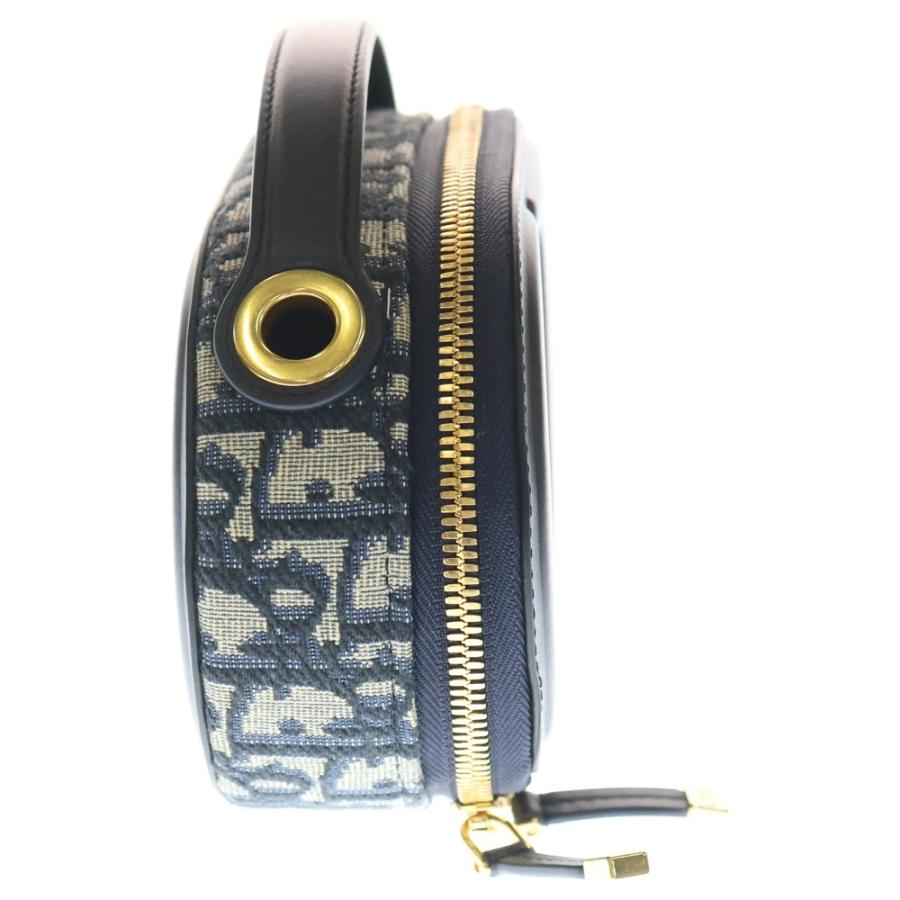 DIOR ディオール CDオーバル オブリーク カメラバッグ ネイビー 