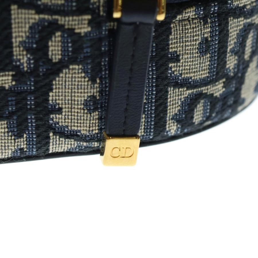 DIOR ディオール CDオーバル オブリーク カメラバッグ ネイビー