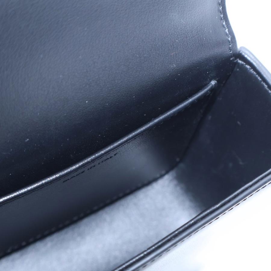 CELINE（セリーヌ） トリオンフ ミニチェーンクロード ブラック レザー