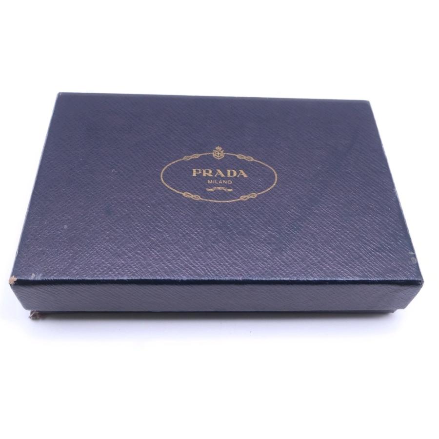 PRADA（プラダ） 三つ折りコンパクトウォレット がま口 財布 コイン