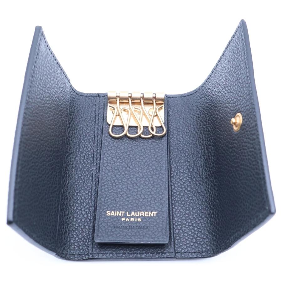 SAINT LAURENT PARIS サンローランパリ カサンドラロゴプレート レザー