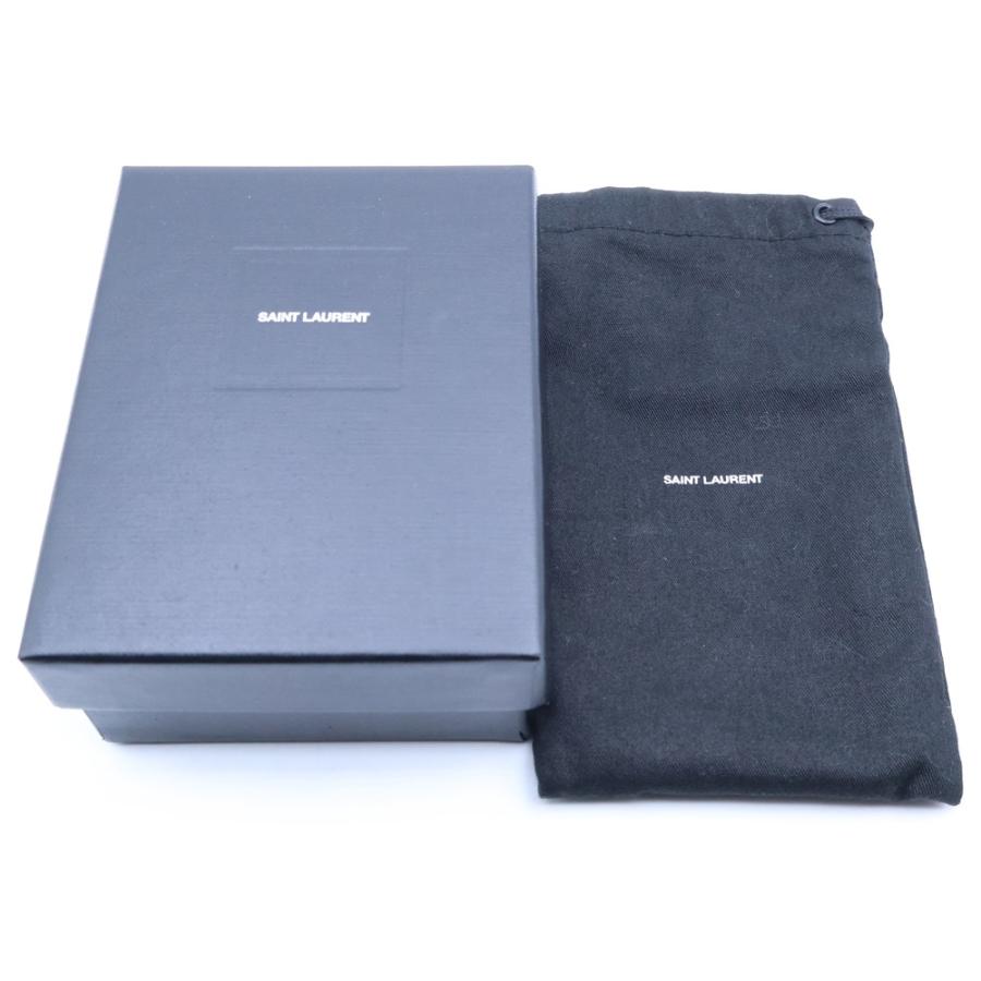 SAINT LAURENT PARIS サンローランパリ カサンドラロゴプレート レザー