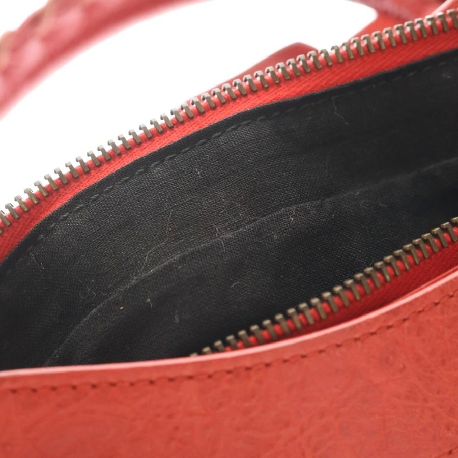BALENCIAGA バレンシアガ ザ・ファースト レッド レザー 2WAY ハンドバッグ ショルダーバッグ 103208 BALENCIAGA（バレンシアガ） ザ・ファースト レッド レザー 2WAY
