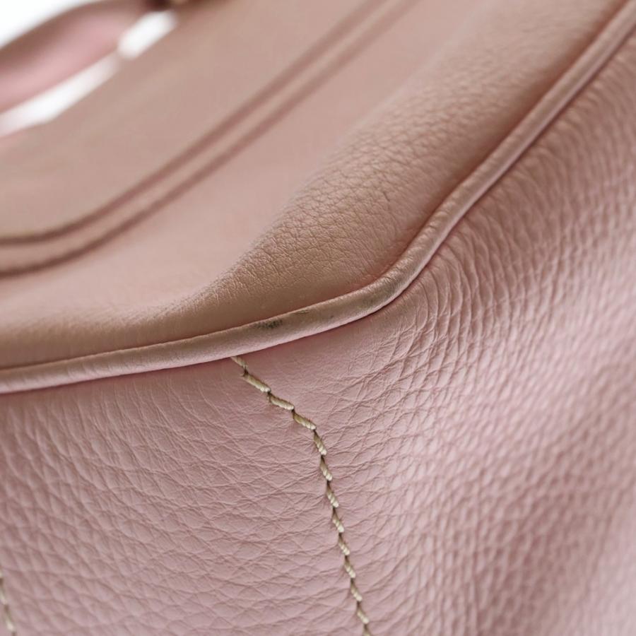CELINE（セリーヌ） ブギーバッグ ハンドバッグ ピンク レザー