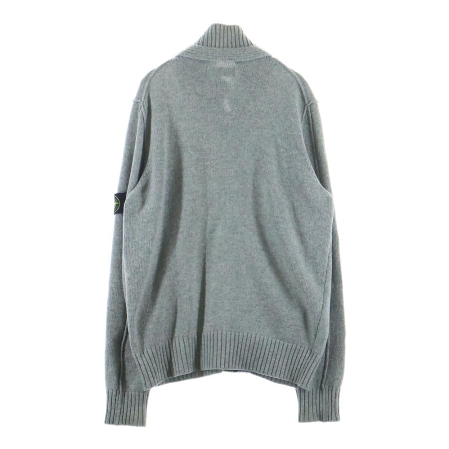STONE  ストーンアイランド ロゴパッチ ニット カーディガン STONE ISLAND（ストーン アイランド） パッチデザイン ニット