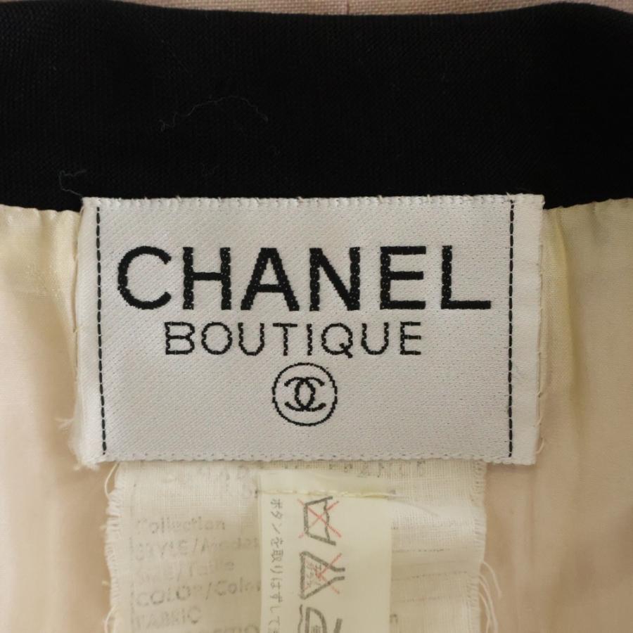 CHANEL シャネル セットアップ ココマークボタン ノースリーブ ダブルブレスト ジャケット ミニスカート ピンク レディース_5