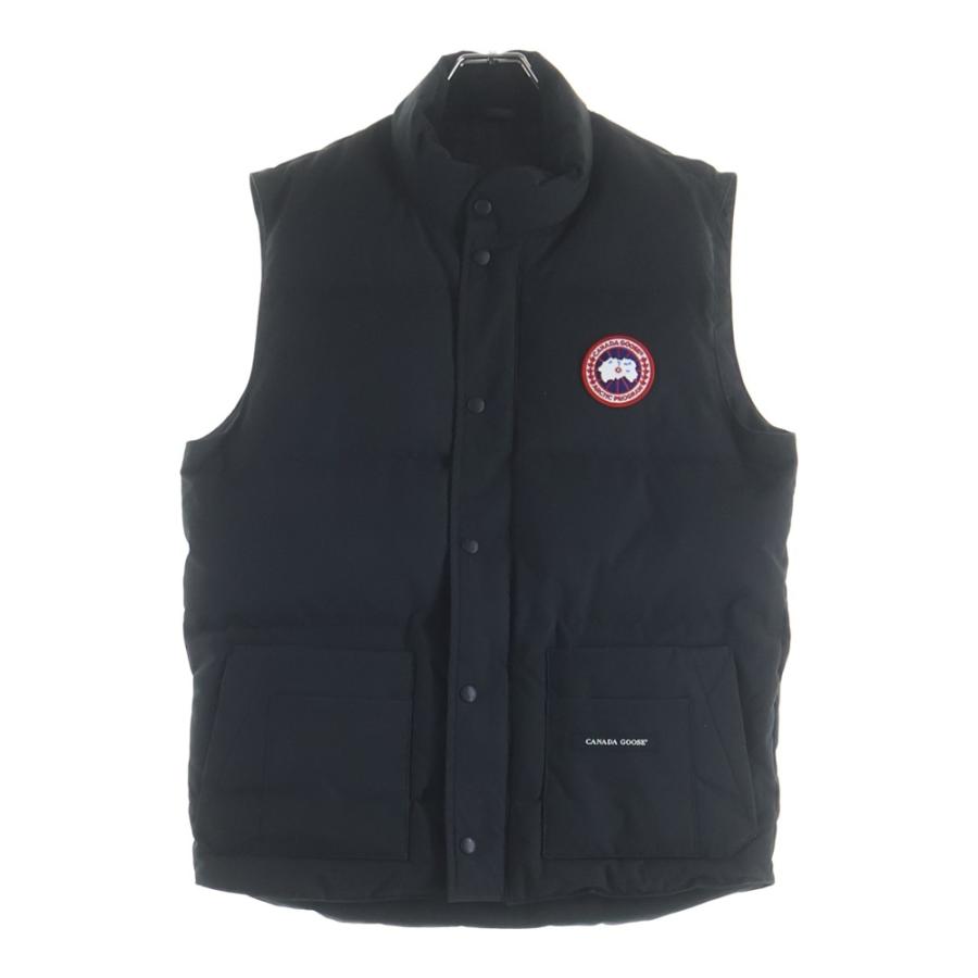 CANADA GOOSE（カナダグース） ロゴダウンベスト ブラック ナイロン M
