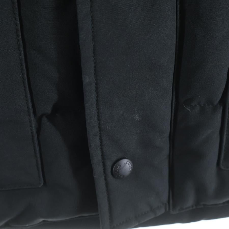 CANADA GOOSE（カナダグース） ロゴダウンベスト ブラック ナイロン M