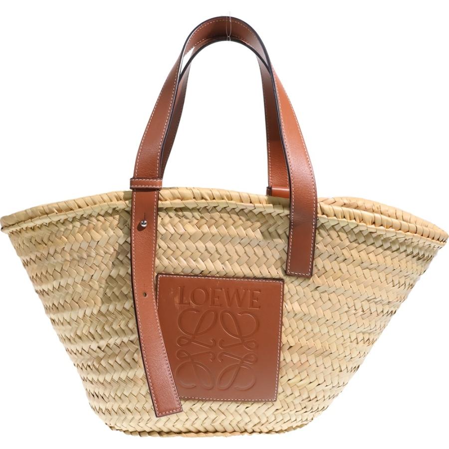 LOEWE（ロエベ） カゴバッグ トートバッグ ハンドバッグ ベージュ