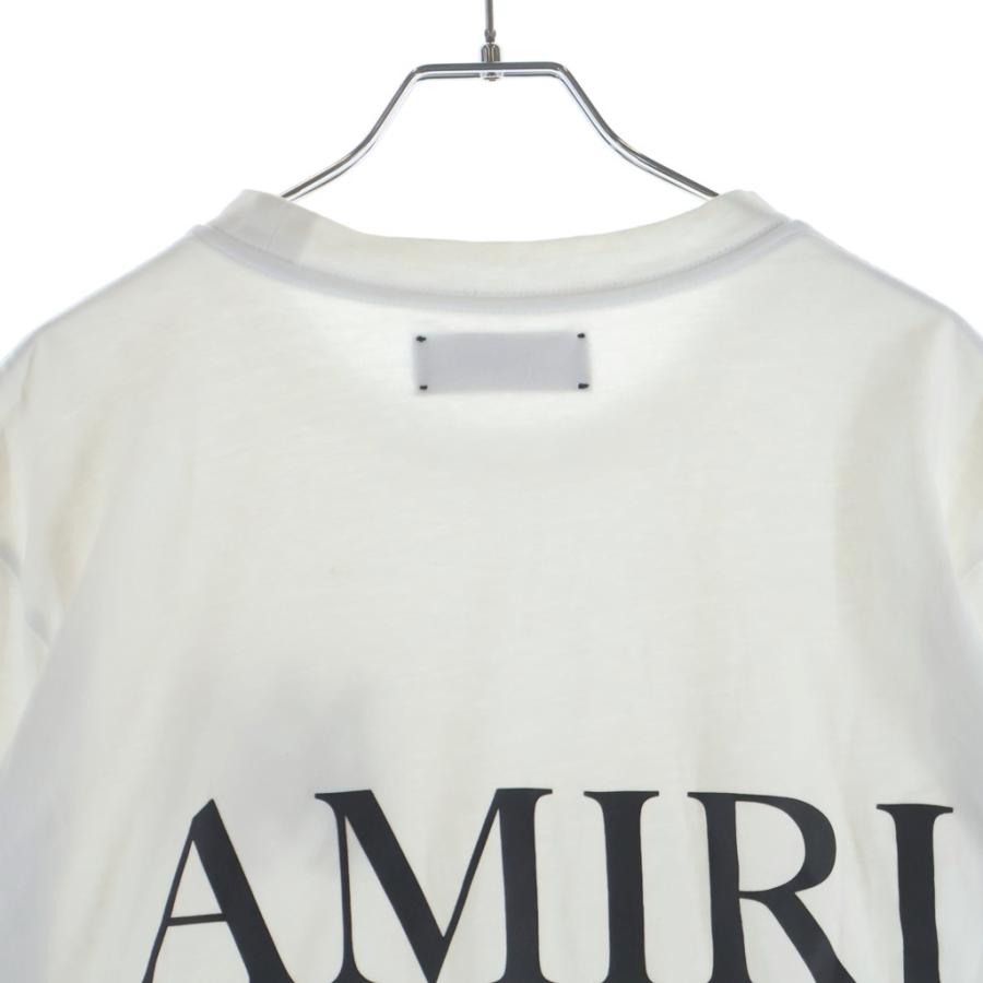 AMIRI ロゴ刺繍 長袖Tシャツ ホワイト AMIRI（アミリ） ロゴプリント ロングスリーブ 長袖Tシャツ ホワイト