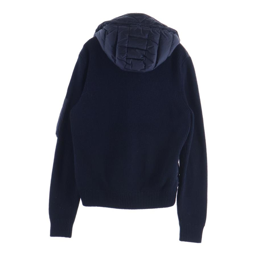 MONCLER（モンクレール） 切り替えしニット ダウンジャケット ブラック 