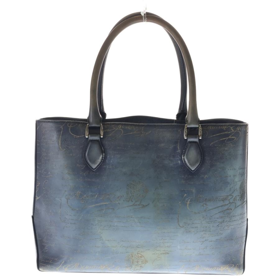 美品★Berluti★ベルルッティ★トゥジュール★カリグラフィ★レザートート★ Berluti（ベルルッティ） カリグラフィ トゥジュール トートバッグ