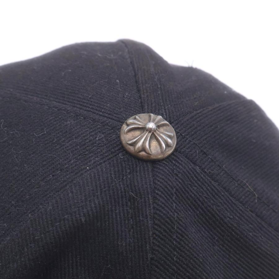 Chrome Hearts ブラックデニム ベースボールキャップ クロムハーツ CHROME HEARTS（クロムハーツ） バーティカルロゴ デニム ベースボール