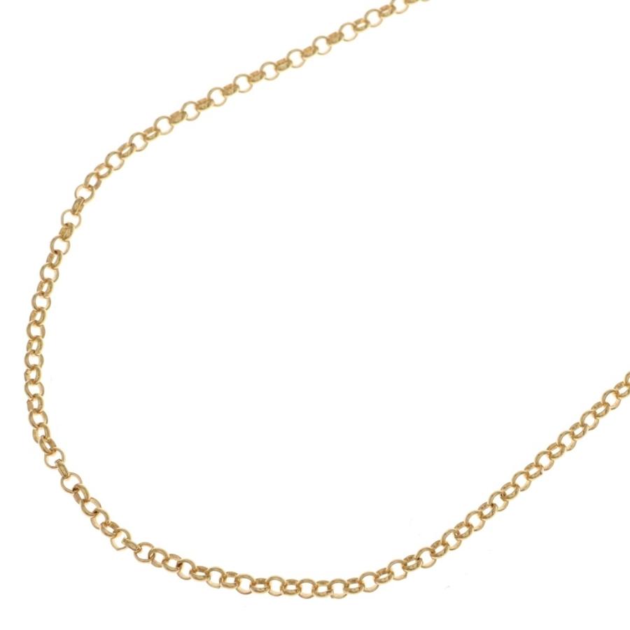 正規本物　クロムハーツ22kロールチェーン　20インチ　インボイス有り CHROME HEARTS（クロムハーツ） 22K NECKCHAIN R20 ロールチェーン