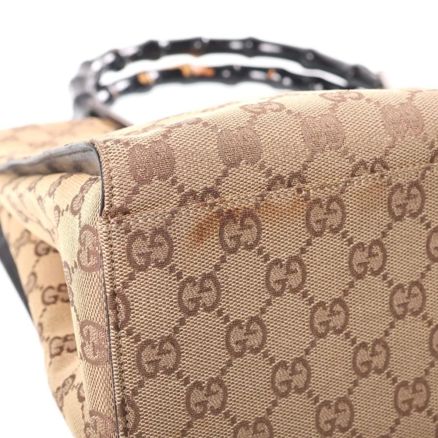 GUCCI（グッチ） バンブー トートバック ハンドバック GGキャンバス