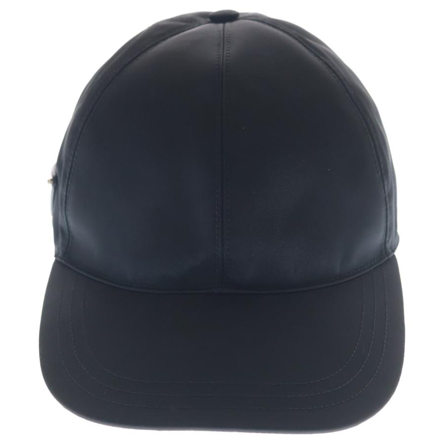 PRADA（プラダ） Re-Nylon トライアングルロゴ キャップ ブラック #S