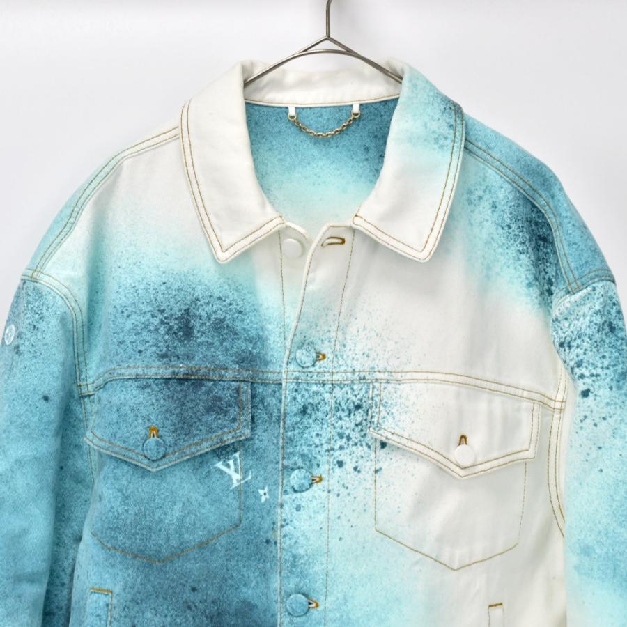 LOUIS VUITTON ルイヴィトン 23SS LVスプレーデザイン デニム 