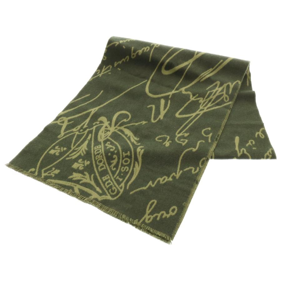 Berluti ベルルッティ 24SS カリグラフィ ウール スクリット スカーフ  