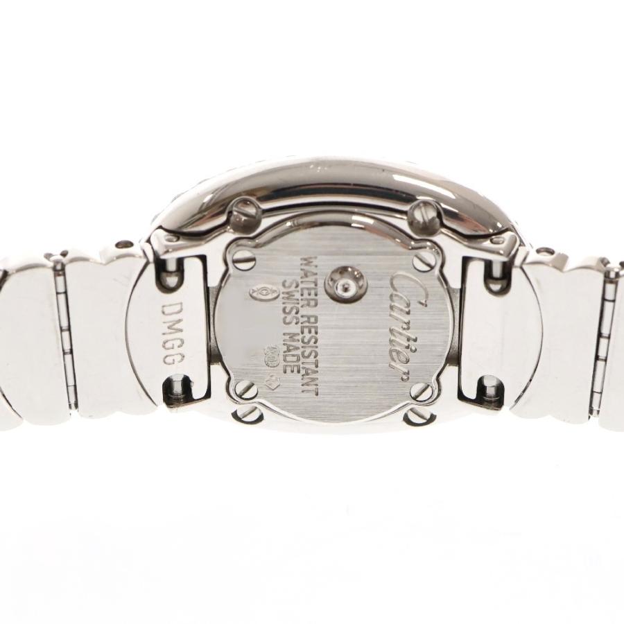 Cartier カルティエ ミニベニュワール 白文字盤 ホワイトゴールド ダイヤモンドベゼル WG/QZ クォーツ 電池式 WB5095L2 腕時計 レディース Cartier（カルティエ） ミニベニュワール 白文字盤 ホワイトゴールド