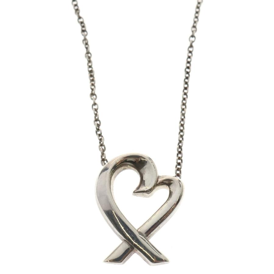 TIFFANY&Co ティファニー ラビングハート ネックレス Ag925 SV