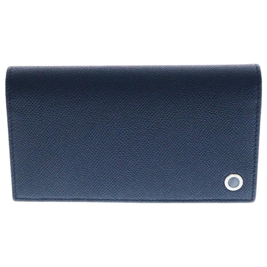 BVLGARI（ブルガリ） ブルガリブルガリ 二つ折り長財布 ネイビー