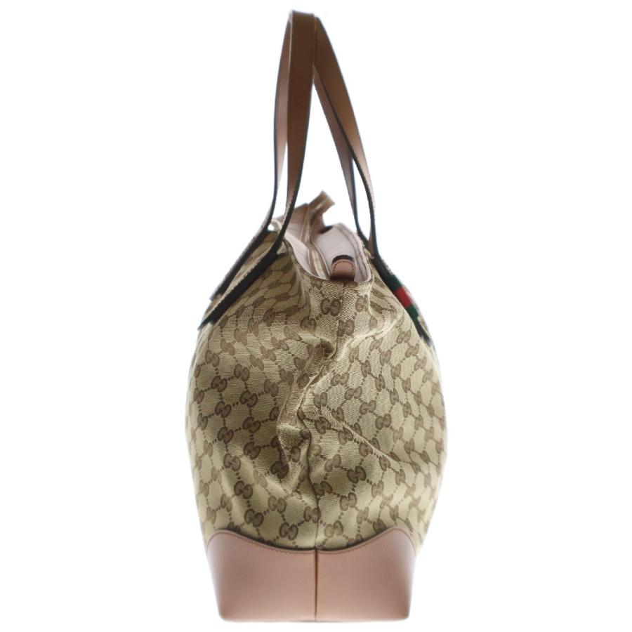 GUCCI（グッチ） GGキャンバス トートバッグ ブラウン キャンバス