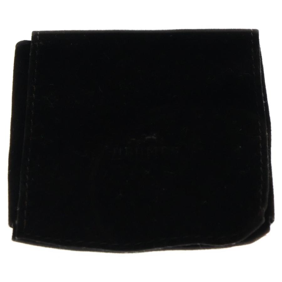 HERMES エマイユブローチ七寶ブラック HERMES エルメス エマイユイヤリング 七宝 ブラック GP 【431