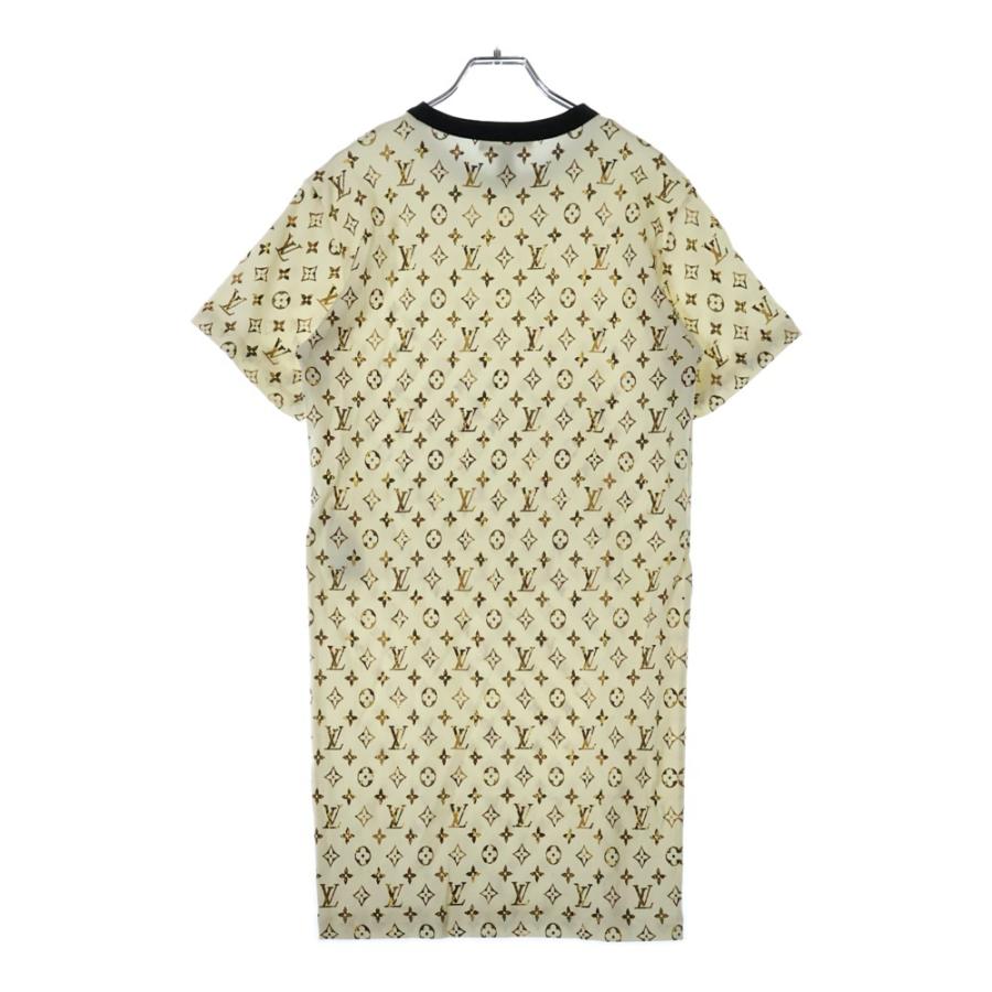Louis Vuitton 半袖アイボリーワンピース 38 Louis Vuitton 半袖アイボリーワンピース 38 Louis Vuitton 半袖