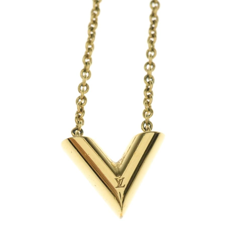 LOUIS VUITTON（ルイ・ヴィトン） エセンシャル Vネックレス ゴールド