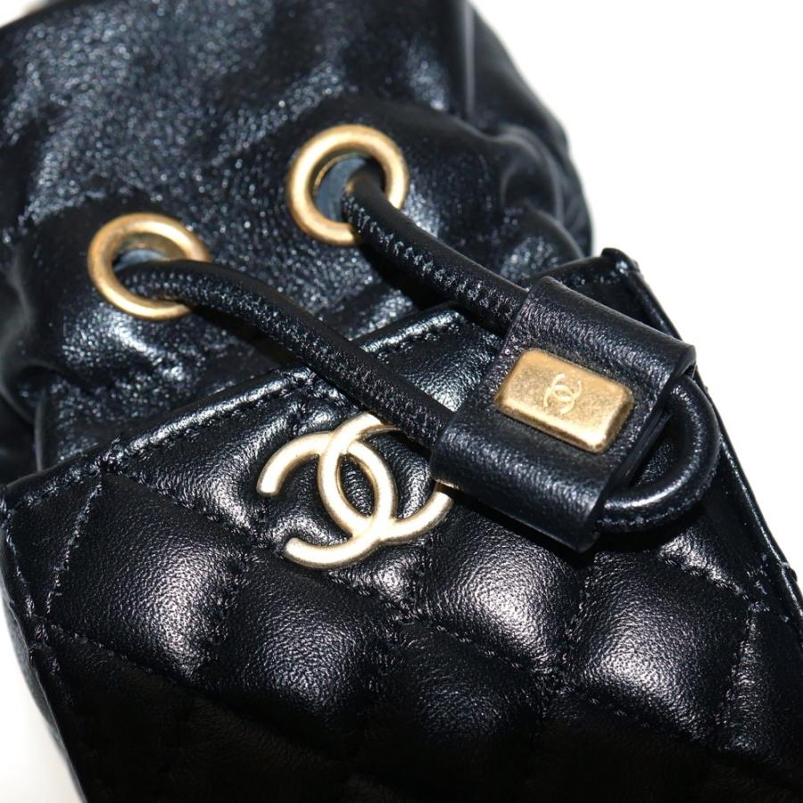 CHANEL（シャネル） ミニマトラッセ 巾着バッグ ミニキューブ チェーン