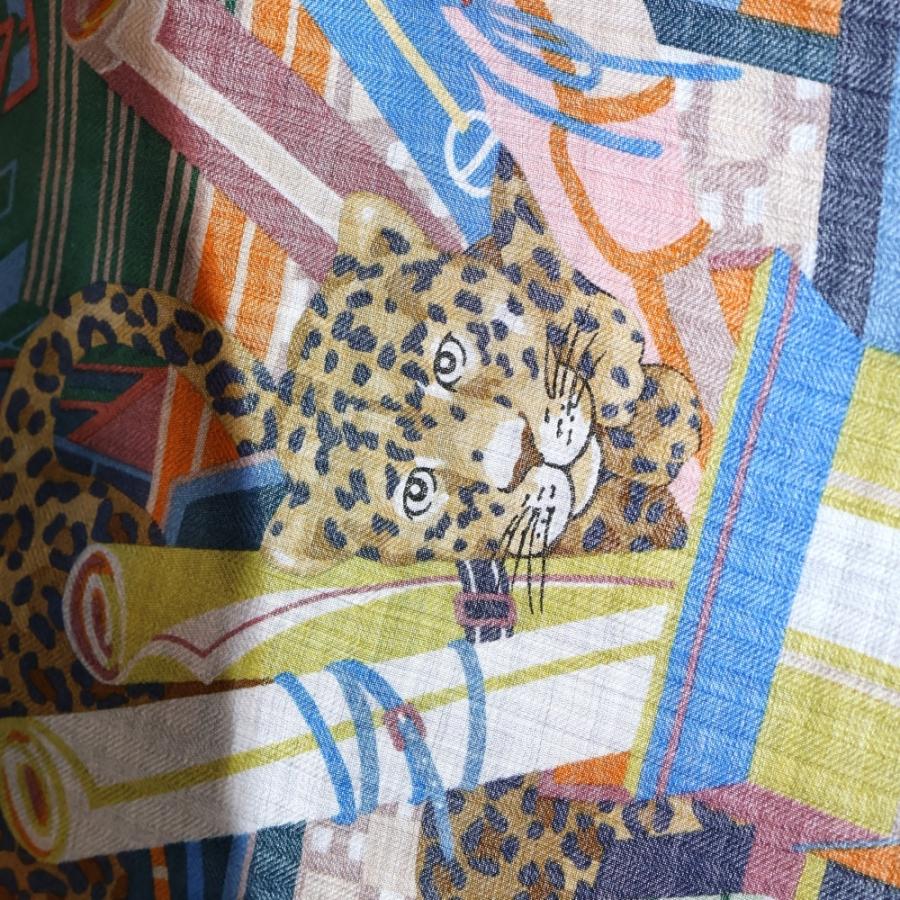 HERMES（エルメス） 21AW Les Douze Leopards カレ140 12頭の