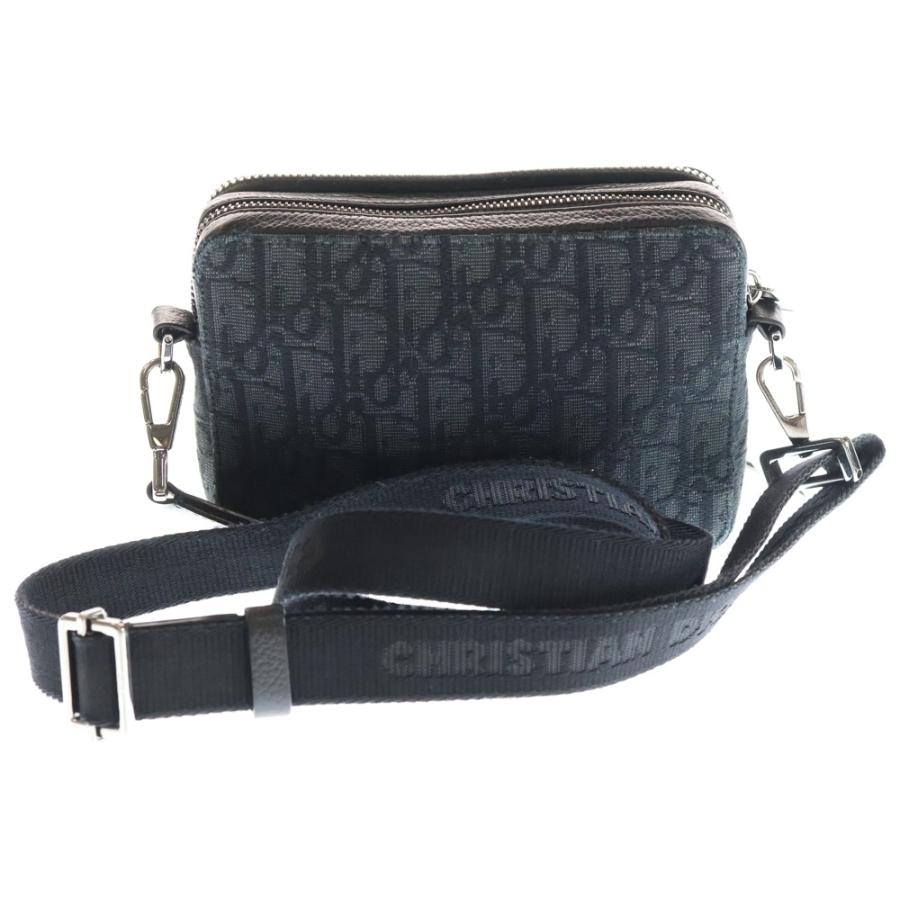 Dior ショルダーバック オブリーク ブラック ディオール】オブリークジャカード ショルダーバッグ 国内直営 (Dior