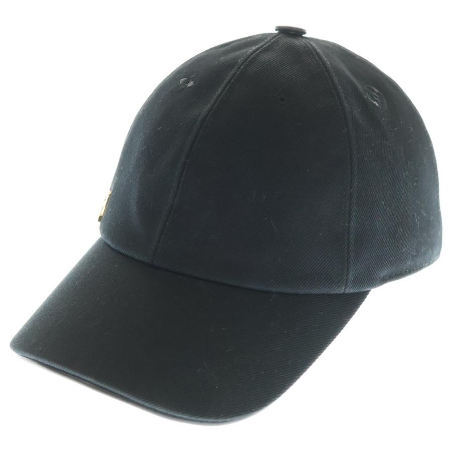 【美品】LOUIS VUITTON 黒キャップ　LVアイコニック　Mサイズ LOUIS VUITTON（ルイ・ヴィトン） キャップ・LV アイコニック ロゴ刺繍