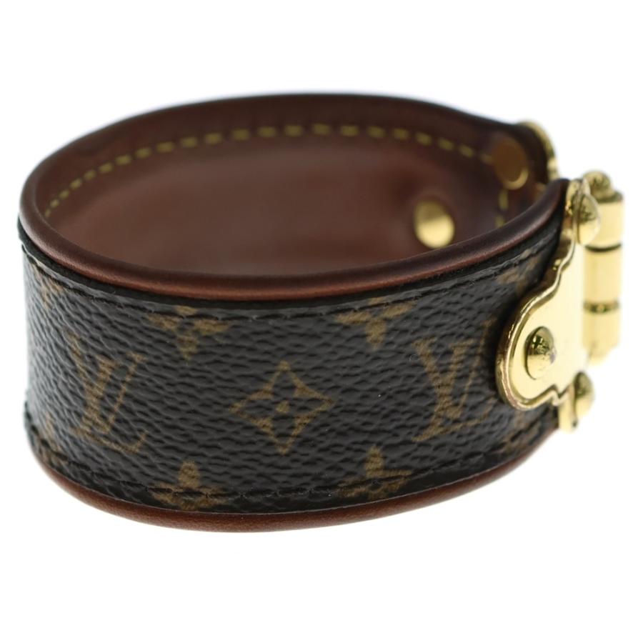 ルイヴィトン　ブランド　ブラウン　モノグラム　ブレスレット　バングル　お洒落 LOUIS VUITTON（ルイ・ヴィトン） モノグラム ブラスレ セイブイット