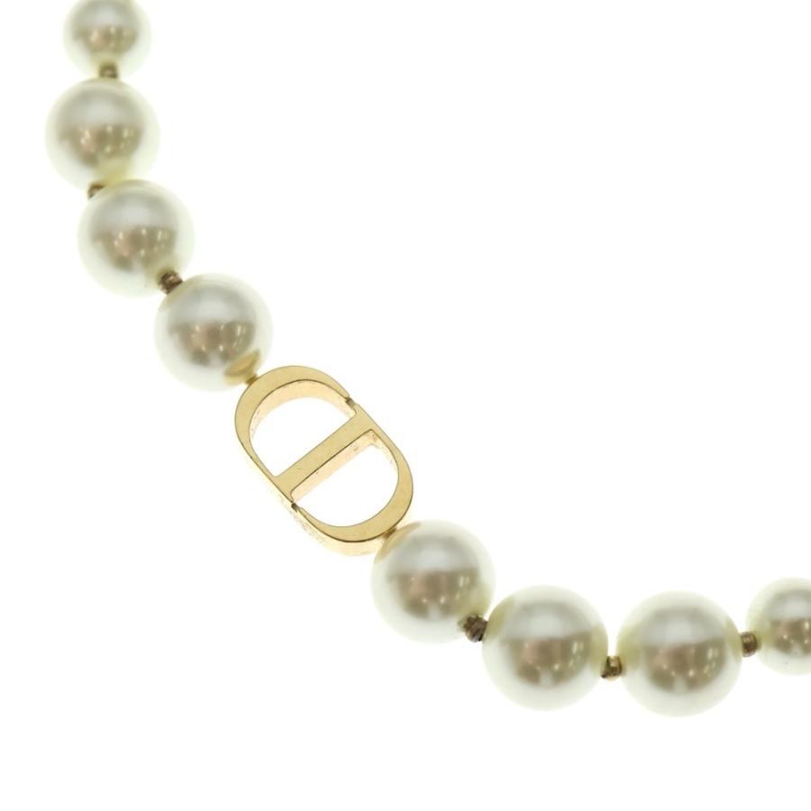 DIOR ディオール CDロゴ フェイクパールネックレス チョーカー