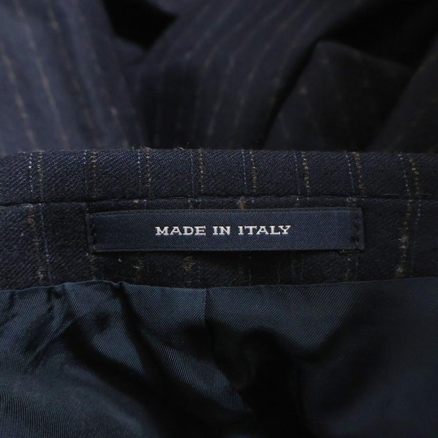 TAGLIATORE（タリアトーレ） ストライプ総柄 ラペルピン ウール 2B