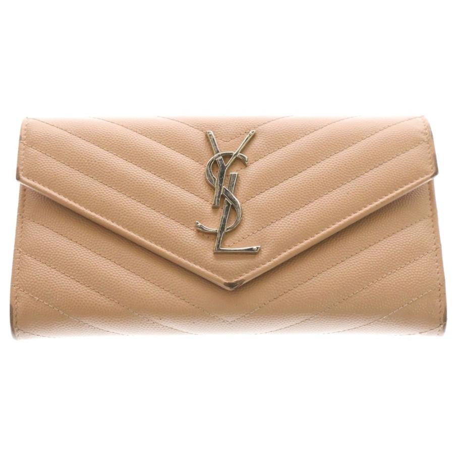 サンローランパリ カサンドラ フラップウォレット ロングウォレット 長